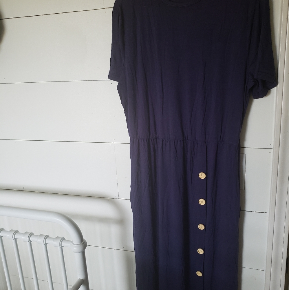 Navy blue Shein dress
